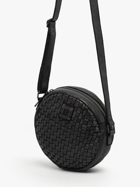 Sac Bandoulière Heritage Cuir Biba Noir heritage KA18 vue secondaire 2