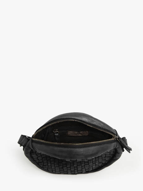 Sac Bandoulière Heritage Cuir Biba Noir heritage KA18 vue secondaire 3