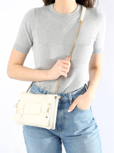 Sac Bandoulière Billie Cuir Lancel Blanc billie A12765 vue secondaire 1