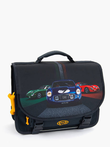 Cartable 2 Compartiments Lily Boys Stones and bones Noir boys B vue secondaire 2
