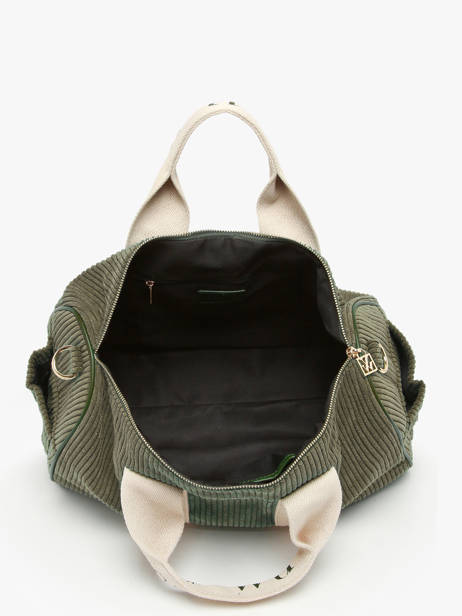 Sac Porté épaule Velours Vanessa wu Vert velours MA0085 vue secondaire 2