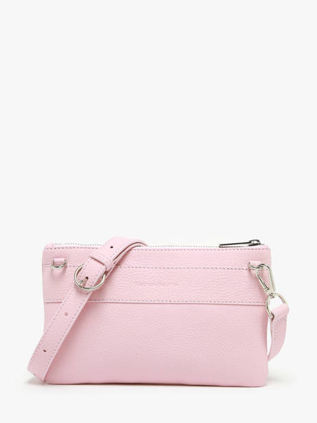 Sac Bandoulière Florence Cuir Nathan baume Rose n city 4 vue secondaire 4