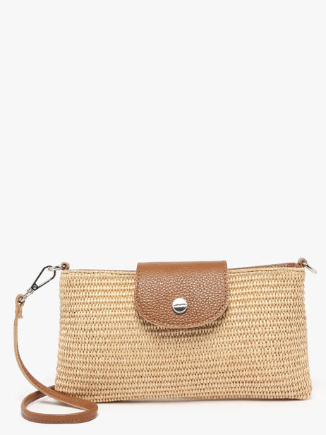 Sac Bandoulière Mini Osier Italie Lancaster Beige mini osier italie 117