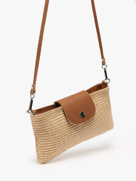 Sac Bandoulière Mini Osier Italie Lancaster Beige mini osier italie 117 vue secondaire 2