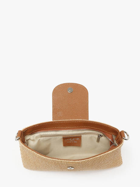 Sac Bandoulière Mini Osier Italie Lancaster Beige mini osier italie 117 vue secondaire 3