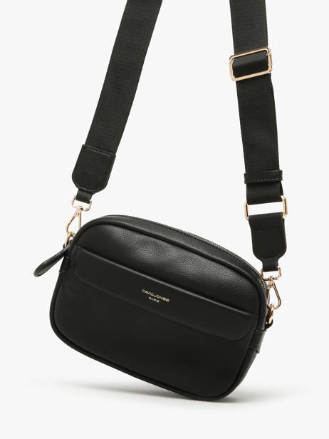 Sac Bandoulière Brugge David jones Noir brugge CM7397 vue secondaire 2