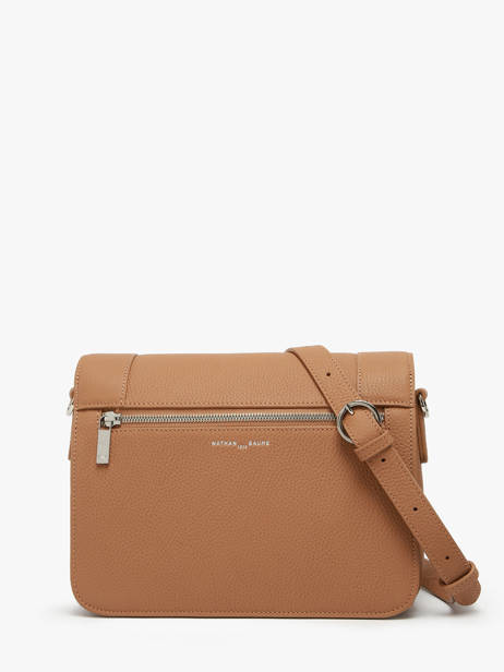 Sac Bandoulière Rotterdam Cuir Nathan baume Marron mondrian 3 vue secondaire 4