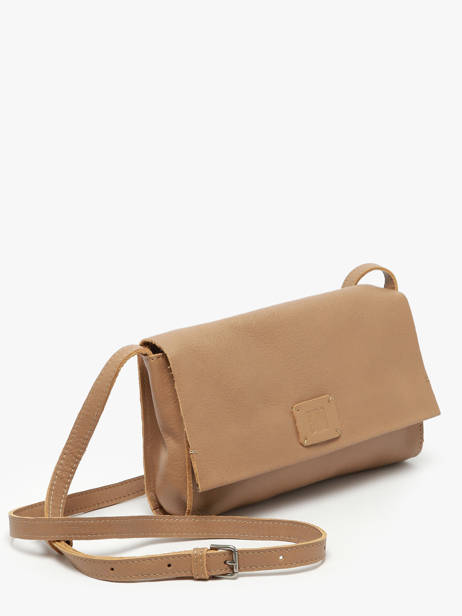 Sac Bandoulière Leather Cuir Biba Marron leather CET3L vue secondaire 2