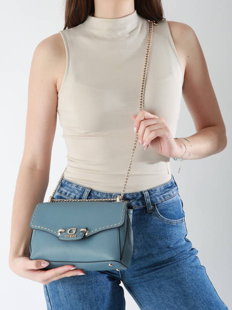 Sac Bandoulière Anadela Guess Bleu anadela BG963721 vue secondaire 1