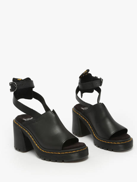 Sandales à Talon Millee Strap En Cuir Dr martens Noir women 40514001 vue secondaire 1