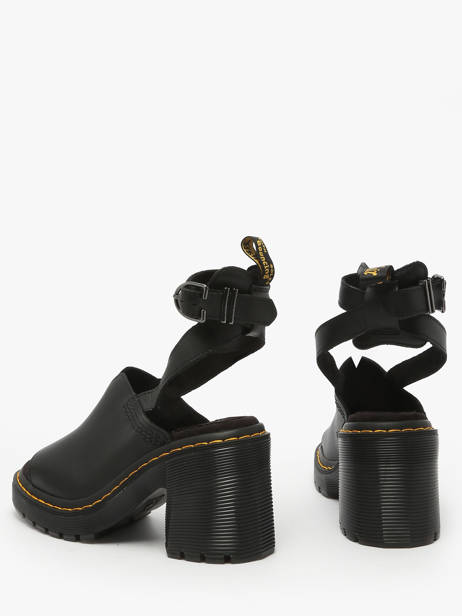 Sandales à Talon Millee Strap En Cuir Dr martens Noir women 40514001 vue secondaire 2