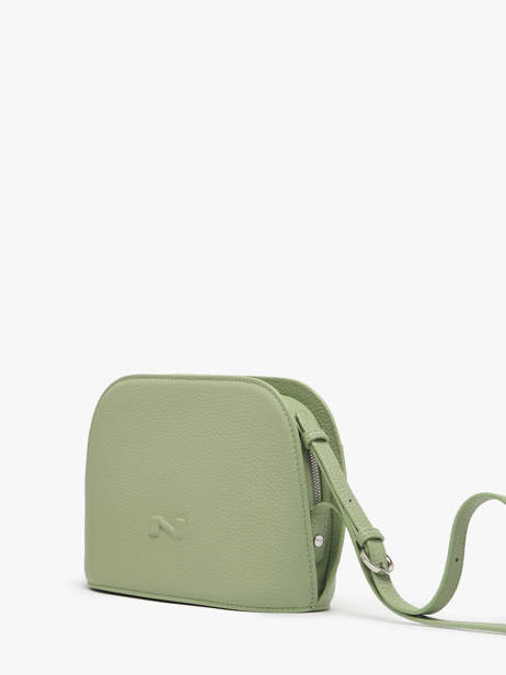 Sac Bandoulière Lilou Cuir Nathan baume Vert egee 2 vue secondaire 2