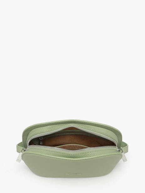 Sac Bandoulière Lilou Cuir Nathan baume Vert egee 2 vue secondaire 3