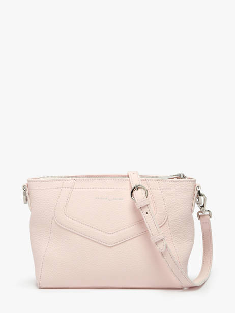 Sac Bandoulière Candy Cuir Nathan baume Rose candy 7 vue secondaire 4