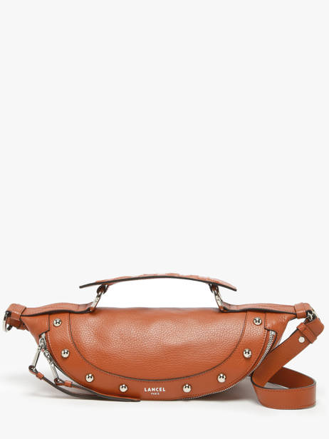 Sac Bandoulière Origami Cuir Lancel Marron origami A13379