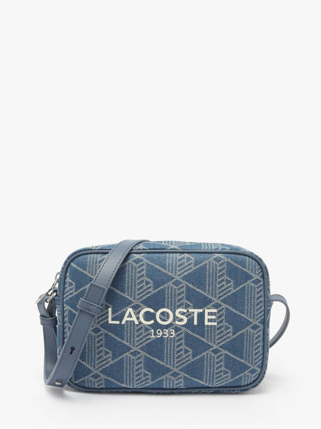 Sac Bandoulière Heritage Jacquard Coton Lacoste Bleu heritage jacquard NF5007HK