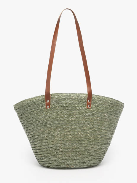 Shoulder Bag Milos Straw Les tropeziennes Green milos TZ01 other view 4