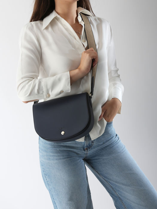 Longchamp Epure timeless Sacs porté travers Bleu