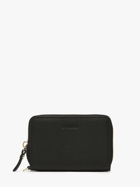 Porte-monnaie Et Bandoulière Cuir Etrier Noir equestre EEQT096M