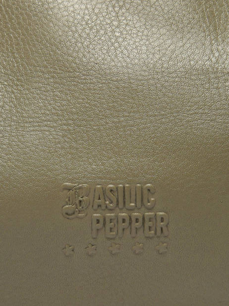 Sac Porté épaule A4 Cow Cuir Basilic pepper Vert cow 155N vue secondaire 5