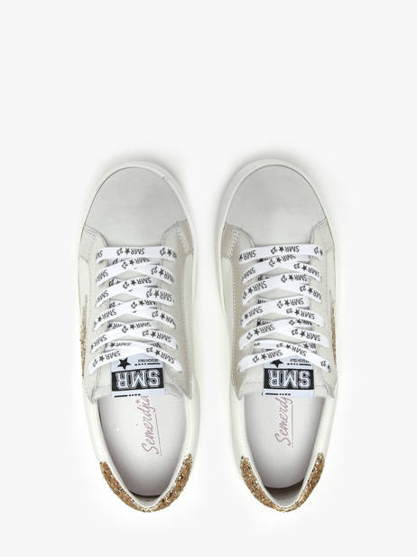 Sneakers Maya En Cuir Semerdjian Blanc women MAYA vue secondaire 4