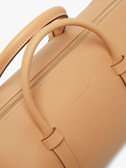 Longchamp Daylong chevron Sacs porté main Beige