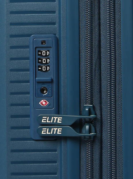 Valise Cabine Extensible Elite Bleu fjord E4721 vue secondaire 1