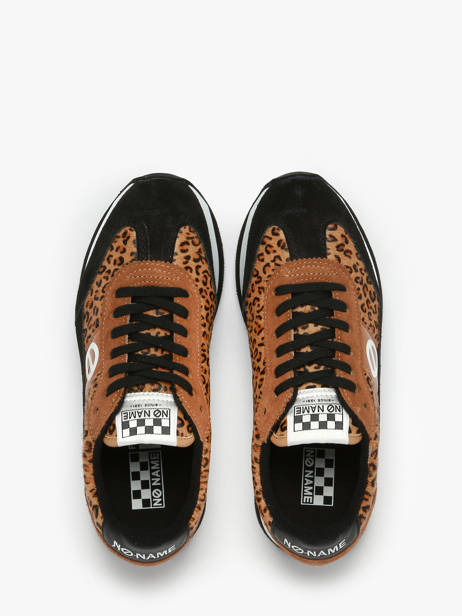 Sneakers Plateforme Flex M Jogger En Cuir No name Marron women IMHP01KC vue secondaire 4