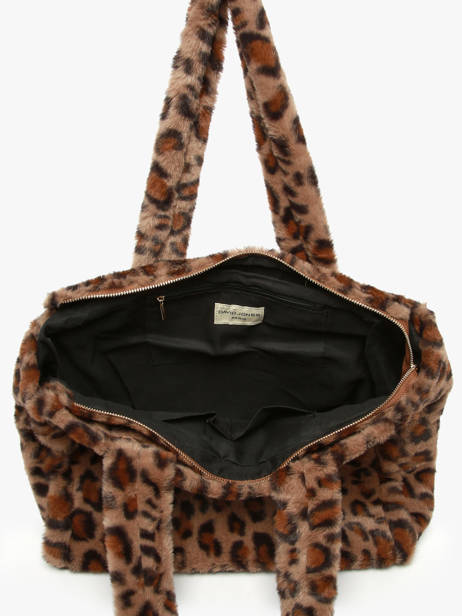 Sac Porté épaule A4 Fur David jones Marron fur CM7878 vue secondaire 3