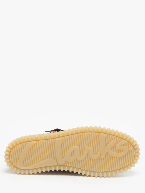 Chaussures Derbies Montante Torhill En Cuir Clarks Rouge men 26183423 vue secondaire 5