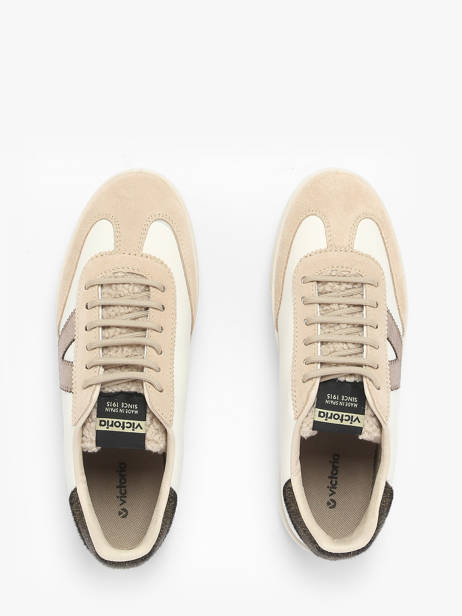 Sneakers Berlin En Cuir Victoria Beige women 1126222 vue secondaire 4