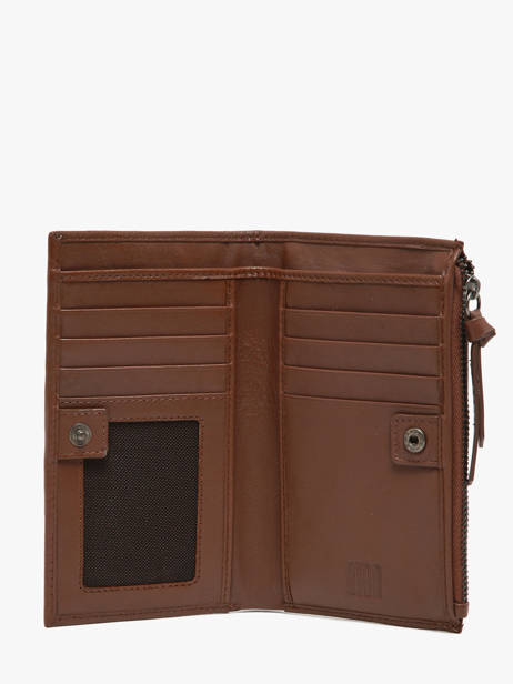Portefeuille Cuir Biba Marron wallet VAW3L vue secondaire 1