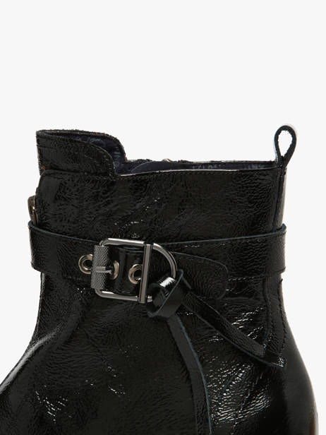 Bottines à Talon Evie En Cuir Dorking Noir women D9163 vue secondaire 3