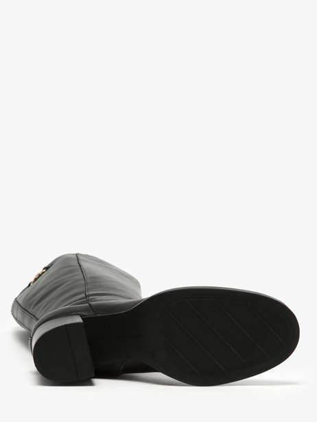 Bottes à Talon En Cuir Tommy hilfiger Noir women 8865BDS vue secondaire 5