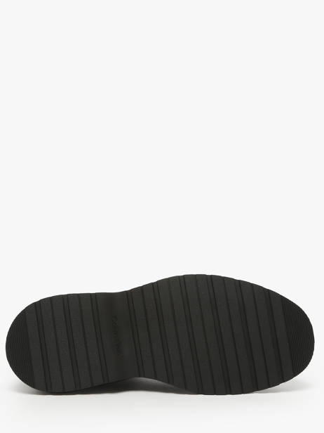 Sneakers En Cuir Calvin klein jeans Noir men YM01372 vue secondaire 5