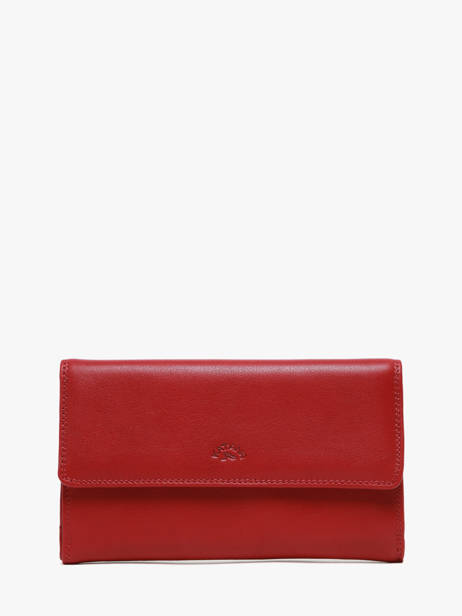 Porte-monnaie Marina Cuir Katana Rouge marina 753080