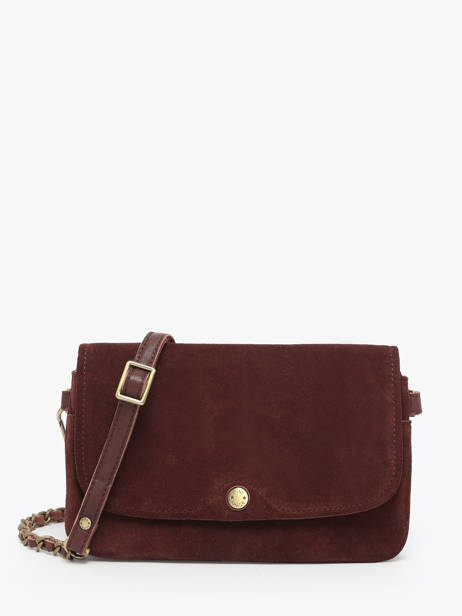 Sac Bandoulière Vintage Cuir Mila louise Beige vintage 3783VC