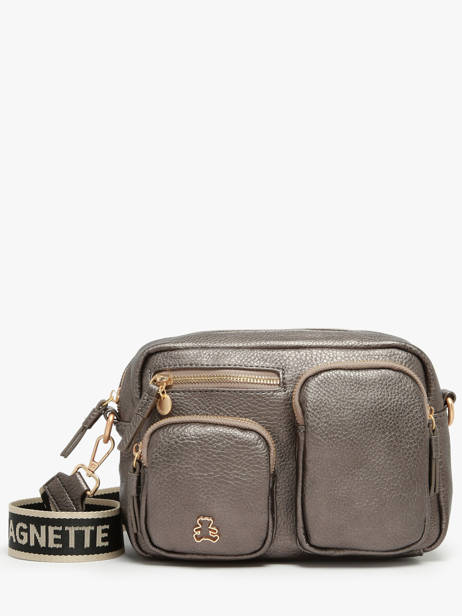 Sac Bandoulière Pocket Lulu castagnette Argent pocket ZAHRA