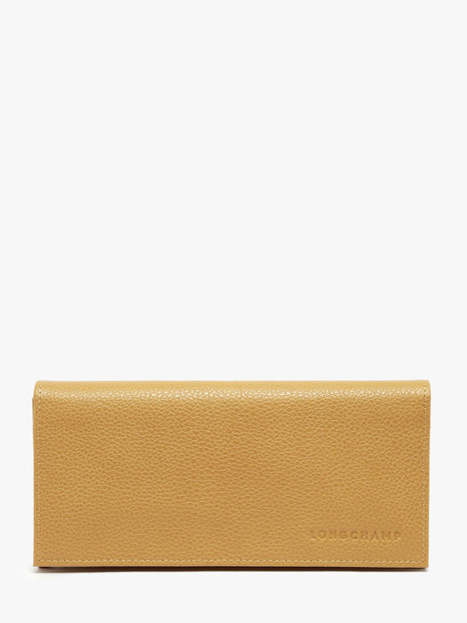 Longchamp Le foulonné Wallet Yellow