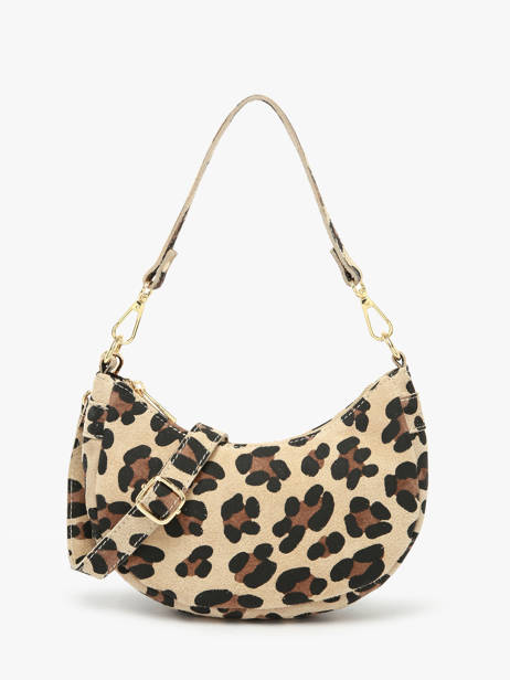 Sac Porté épaule Velvet Leopardo Milano Beige velvet leopardo VL25064