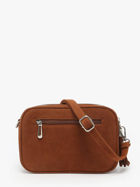 Sac Bandoulière Velvet Miniprix Marron velvet F7511 vue secondaire 3