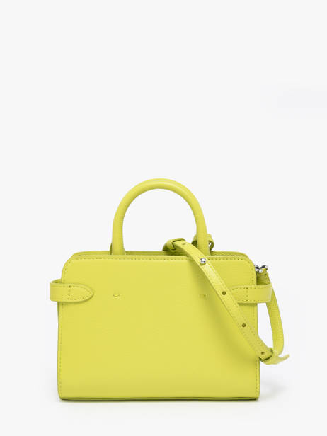 Sac Bandoulière Emily Cuir Le tanneur Jaune emily TEMI1630 vue secondaire 4