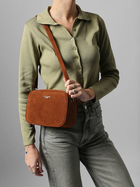 Sac Bandoulière Velvet Miniprix Marron velvet F7511 vue secondaire 1