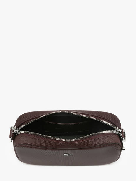 Sac Bandoulière Daily City Lacoste Marron daily city NF4755DZ vue secondaire 3