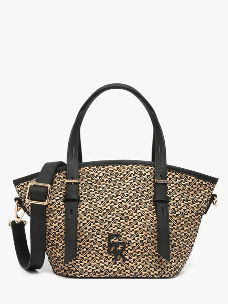 Sac Bandoulière Camargue Cuir Etrier Noir camargue ECAM168S