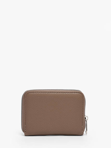 Grained Compact Wallet Miniprix Brown grained K2015 other view 2