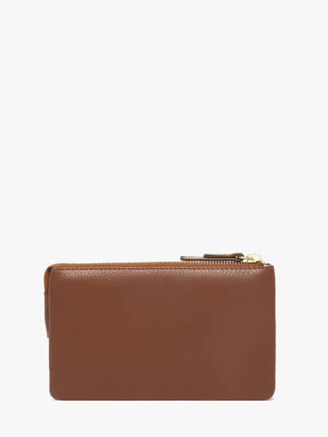 Coin Purse Foulonne Leather Yves renard Brown foulonne 29362 other view 2