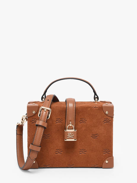 Sac Bandoulière K Autograph Cuir Karl lagerfeld Marron k autograph B1W30266