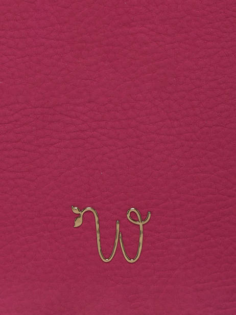 Camomille Pearl Compact Wallet Woomen Pink camomille pearl WCAE95 other view 4