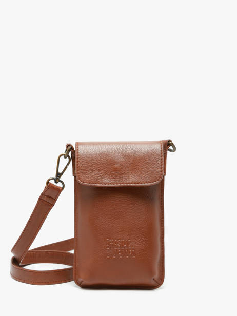 Phone Case Leather Basilic pepper Brown cow BCOW88